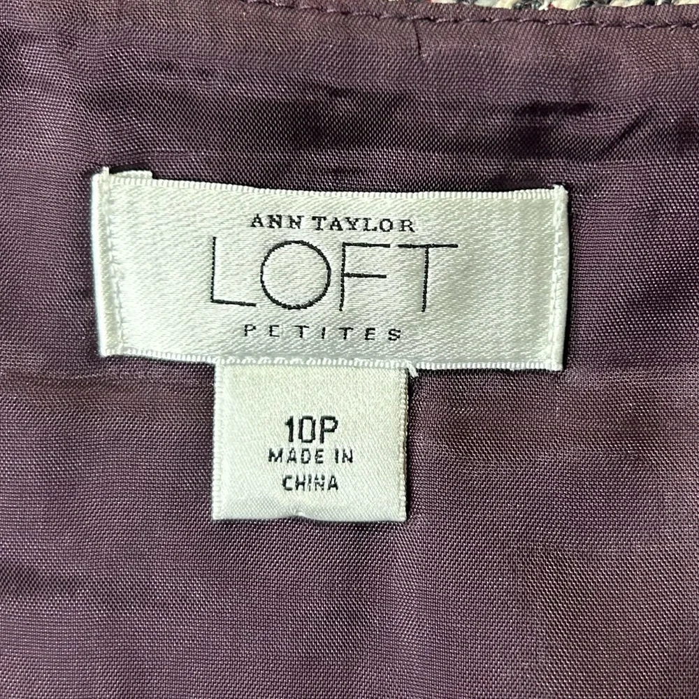 LOFT Wool‎ Blend Tweed Skirt